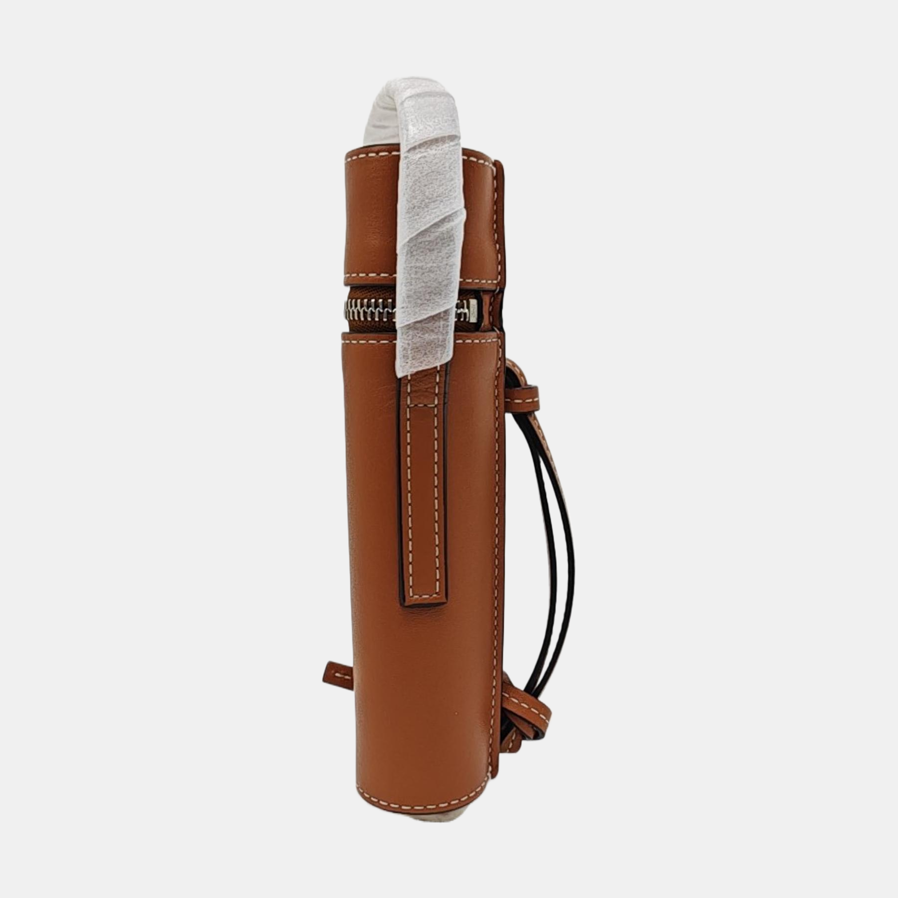 Calfskin Shoulder Bag Brown