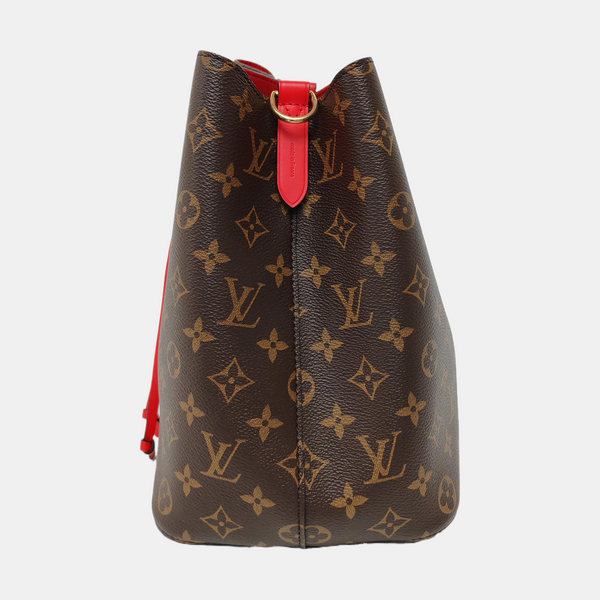 NÉONOÉ MM Monogram Coated Canvas Brown