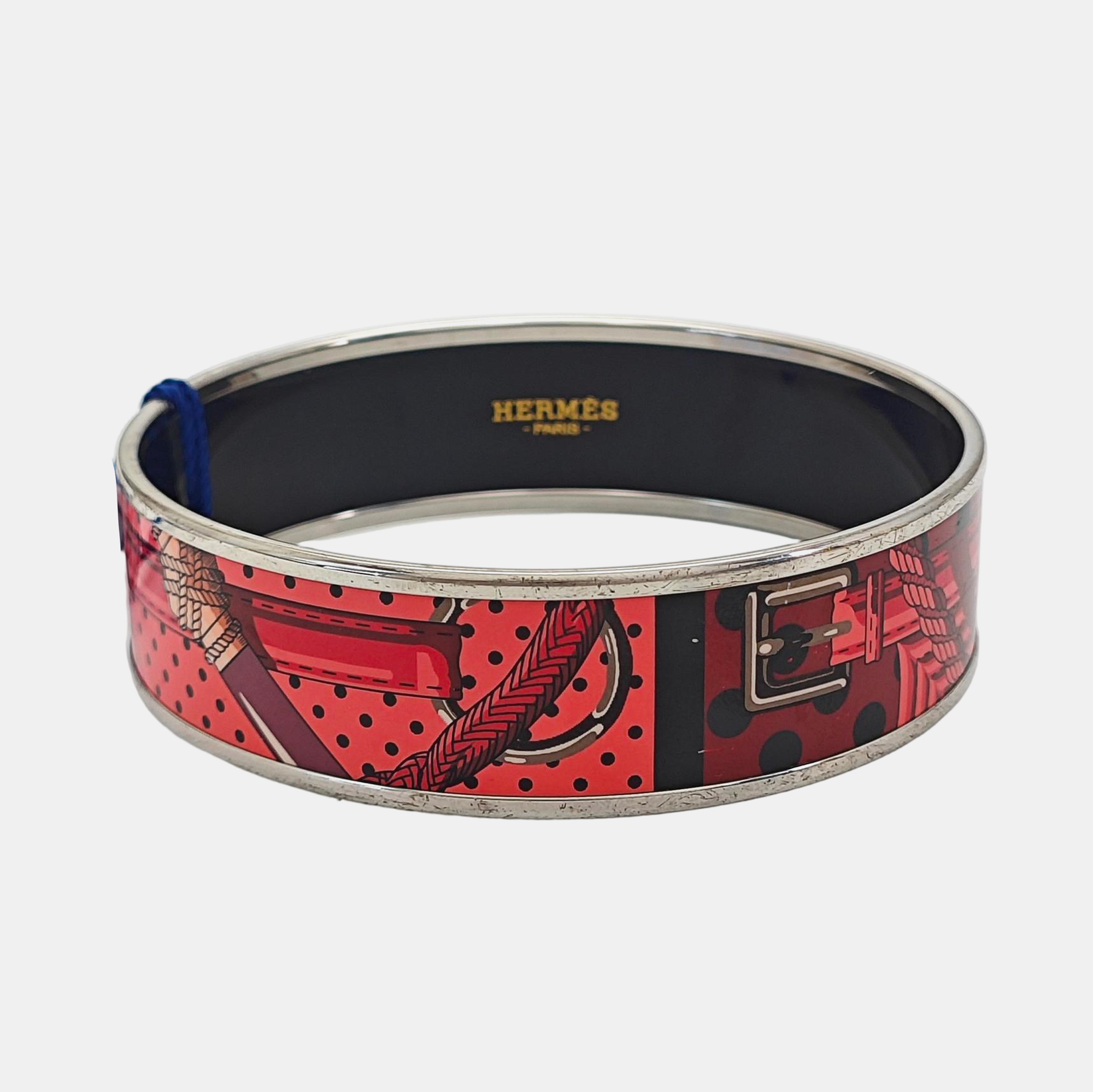 Email Metal Red Bangle