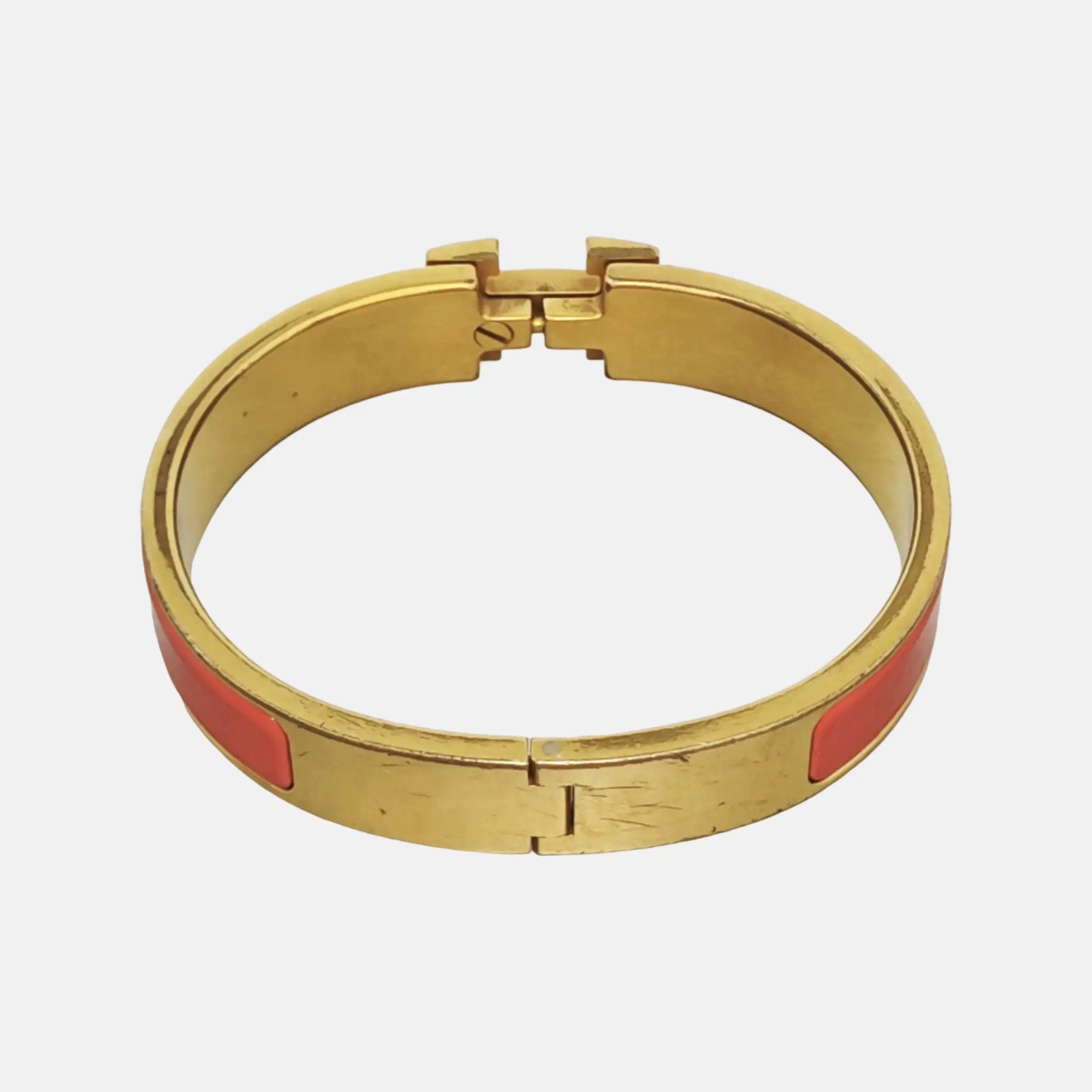 Clic H Metal Gold Bangle