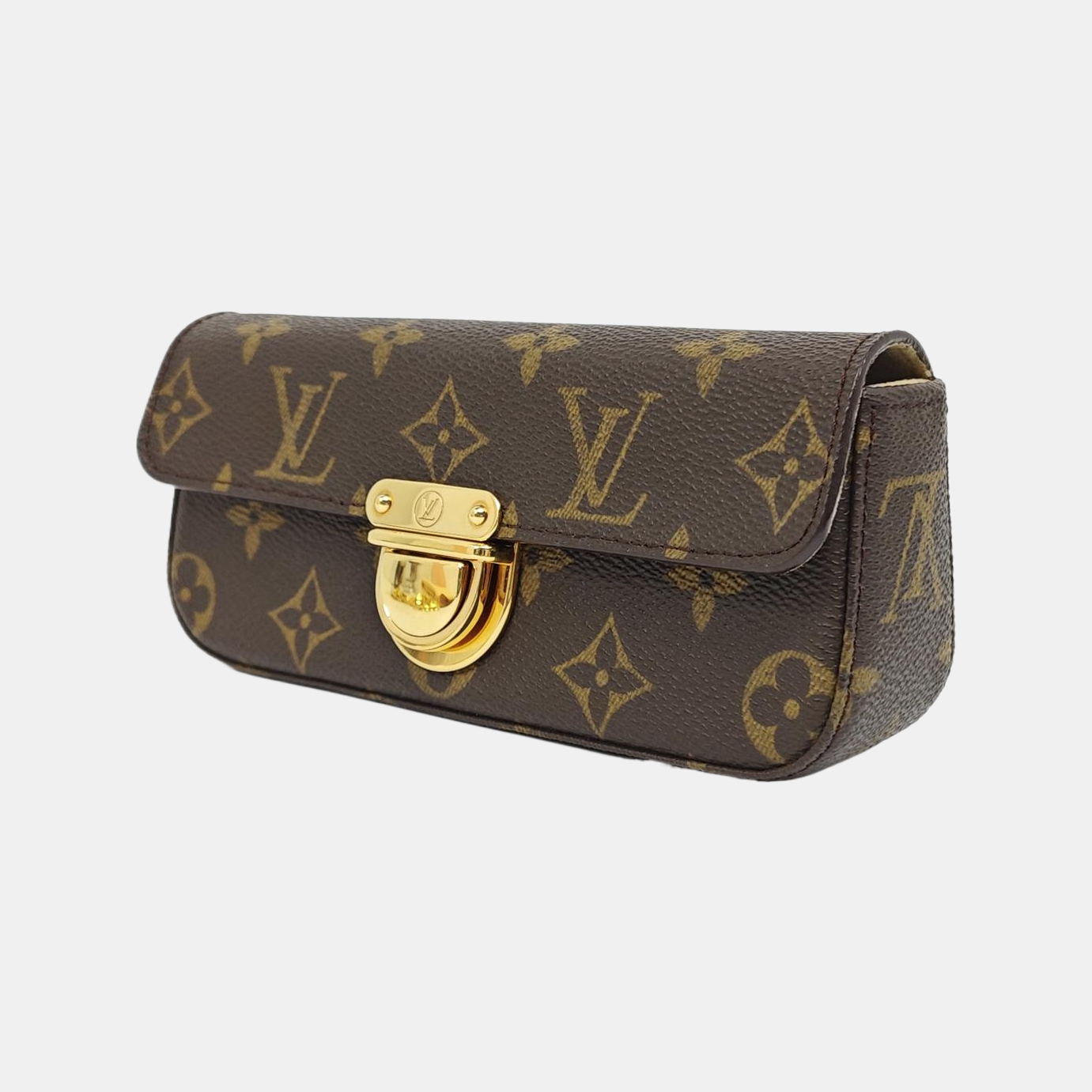 Monogram Coated Canvas Top Handle Bag Brown