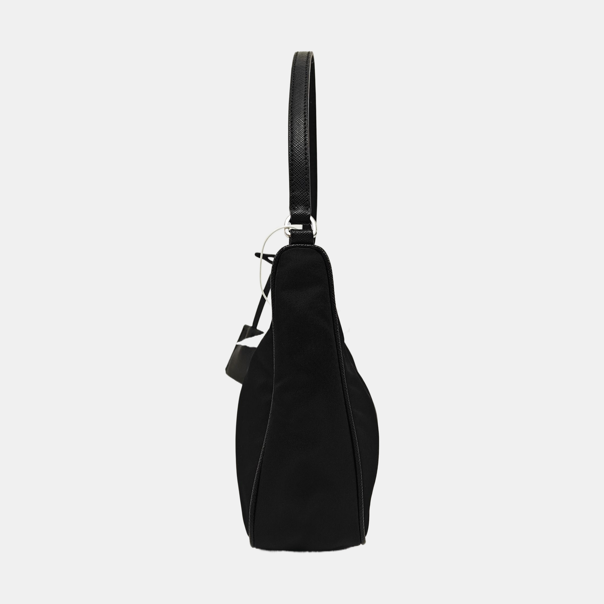 Minibolso de nailon Re-Edition2000 negro