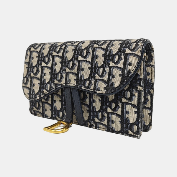 Saddle Mini Oblique Canvas Beige