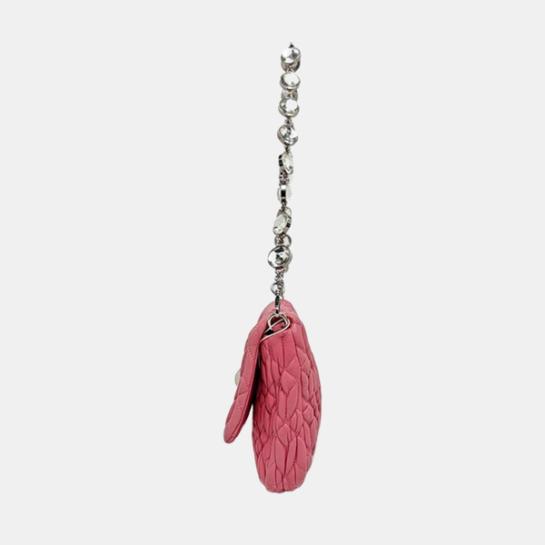 Crystal Quilted Lambskin Pink