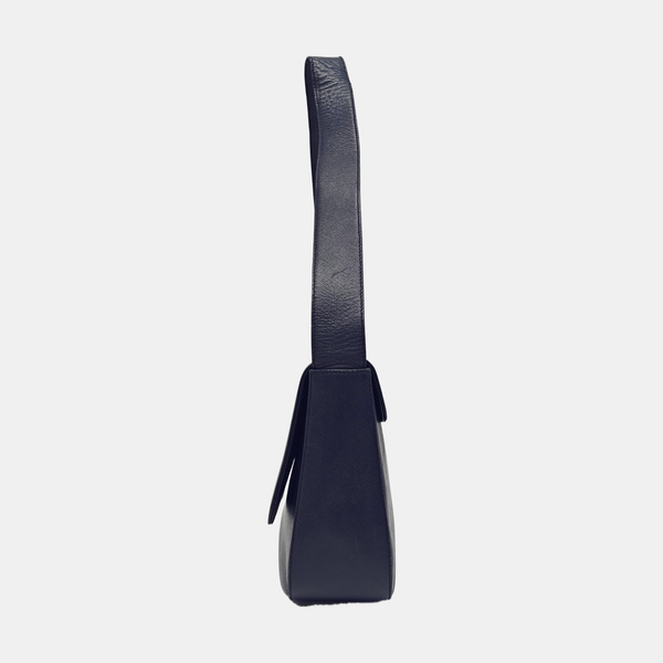Calfskin Shoulder Bag Blue