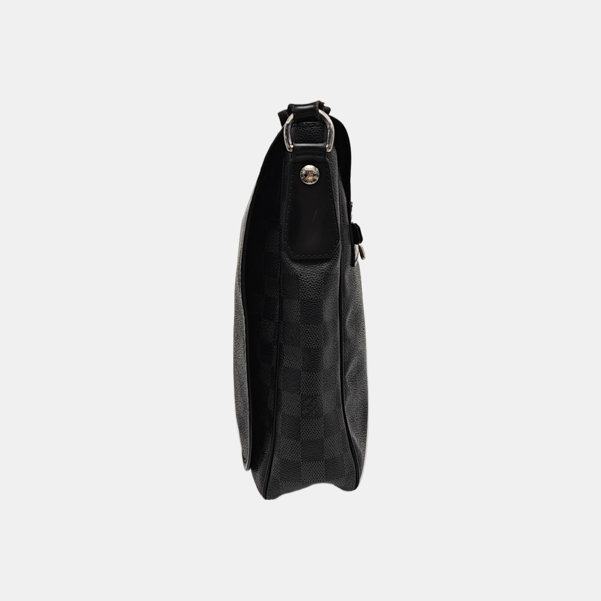 DANIEL Damier Graphite Coated Canvas Gray