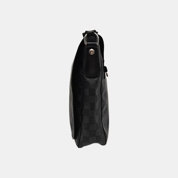 DANIEL Damier Graphite Coated Canvas Gray
