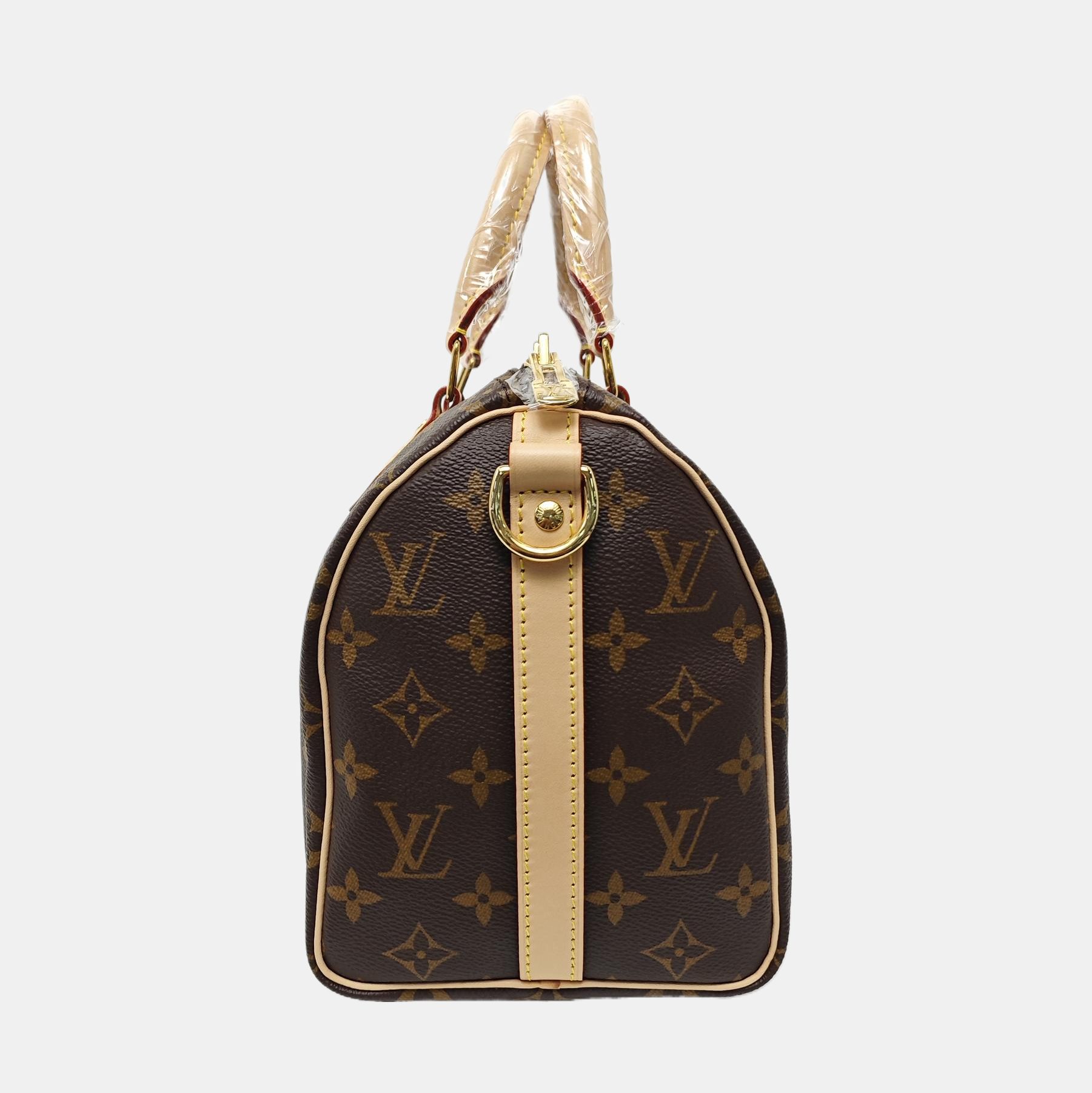 SPEEDY 25 Monogram Coated Canvas Brown
