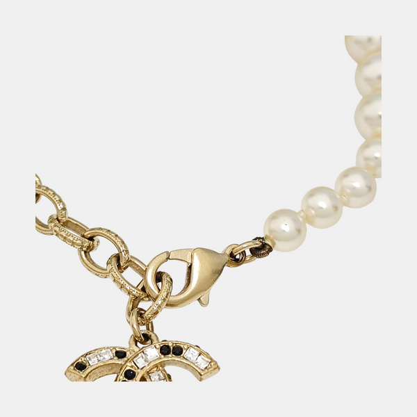 Faux Pearl White Bracelet