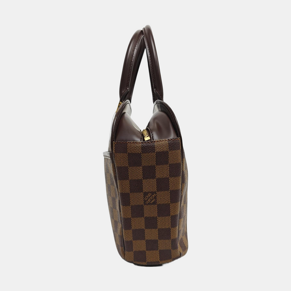 SARRIA HORIZONTAL Damier Ebene Coated Canvas Brown