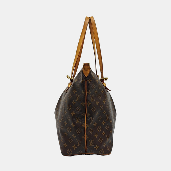 PALERMO GM Monogram Coated Canvas Brown