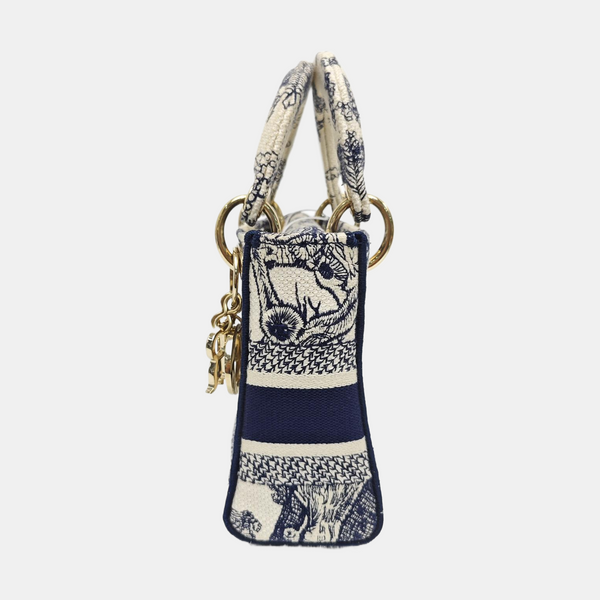 Lady Dior Mini Canvas Multicolor