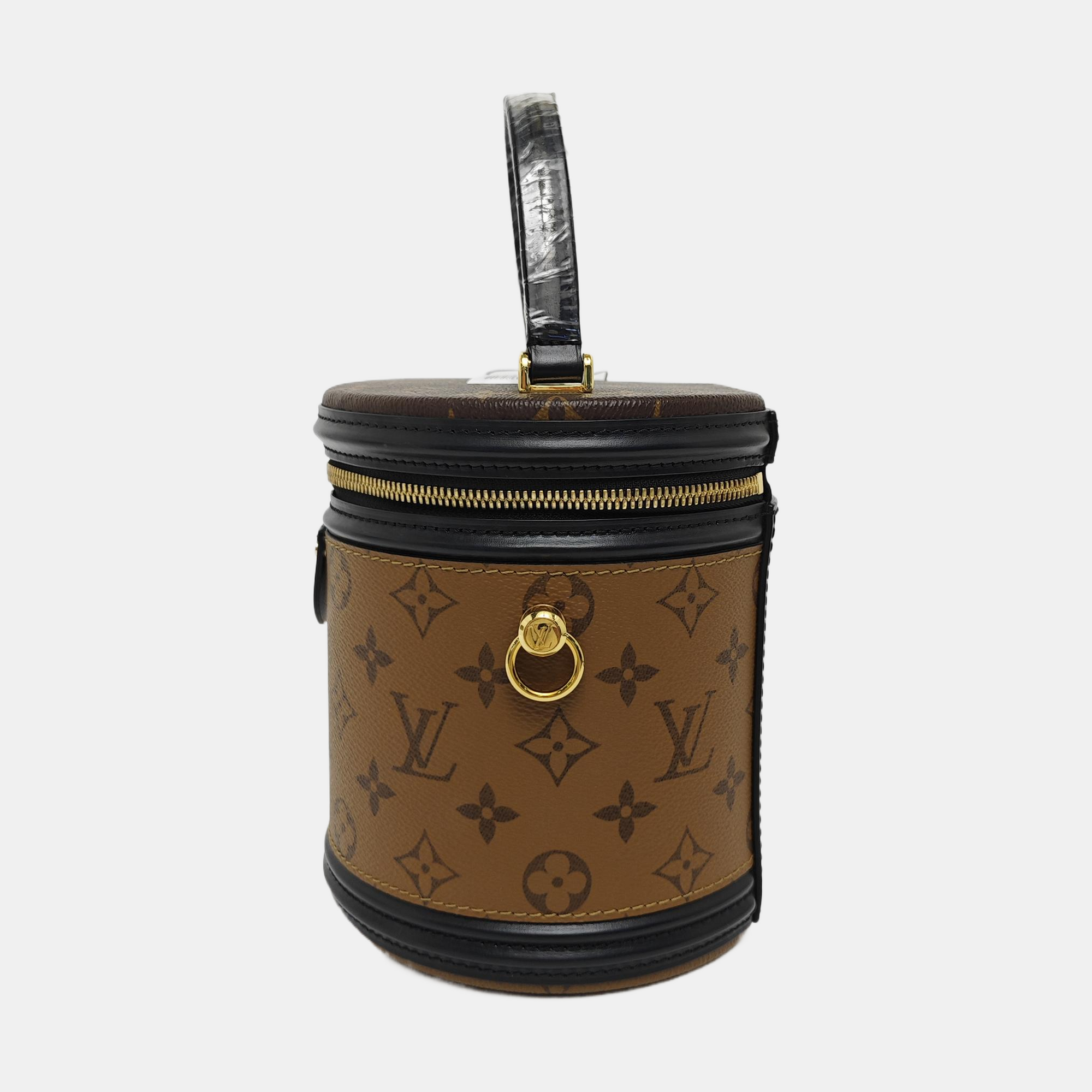 CANNES PM Monogram Coated Canvas Brown