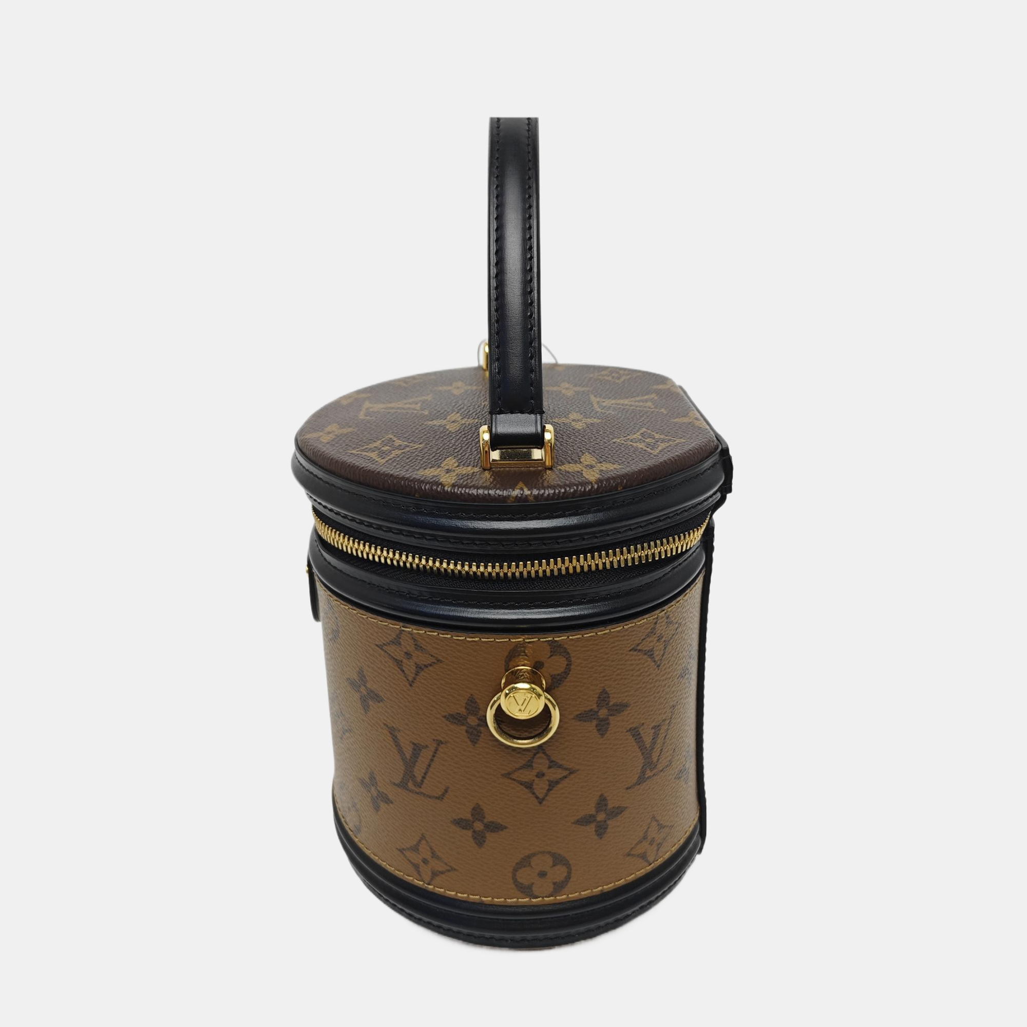 CANNES PM Monogram Coated Canvas Brown