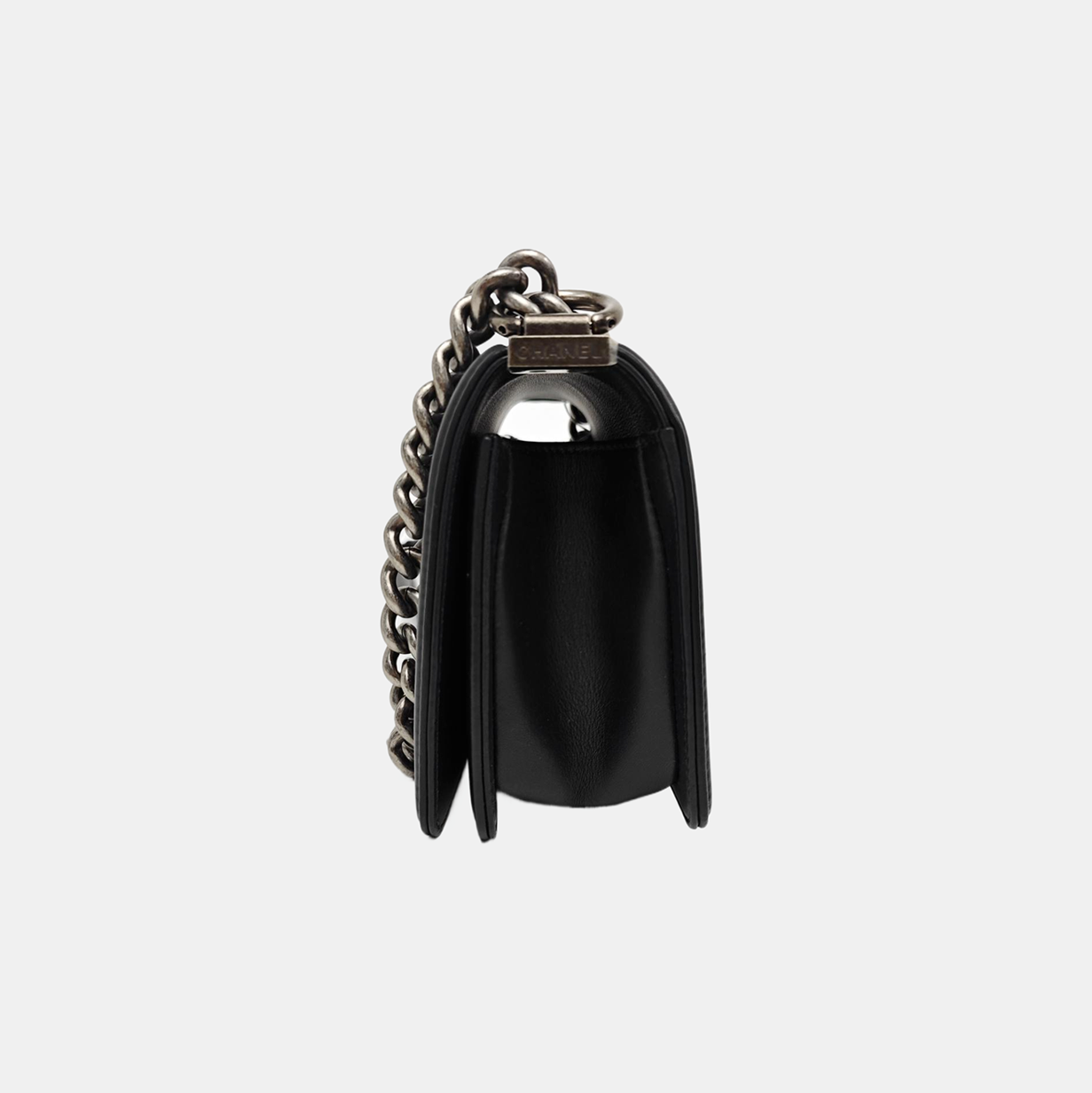 BOY CHANEL Small Quilted Lambskin Black