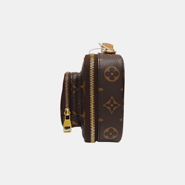 UTILITY Monogram Coated Canvas Brown