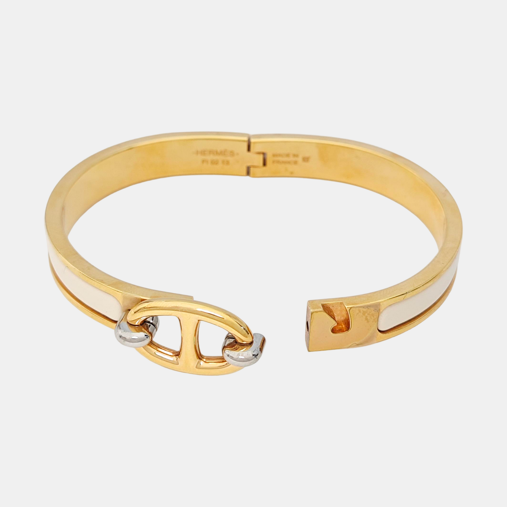 Chaine D'ancre Metal Gold Bangle