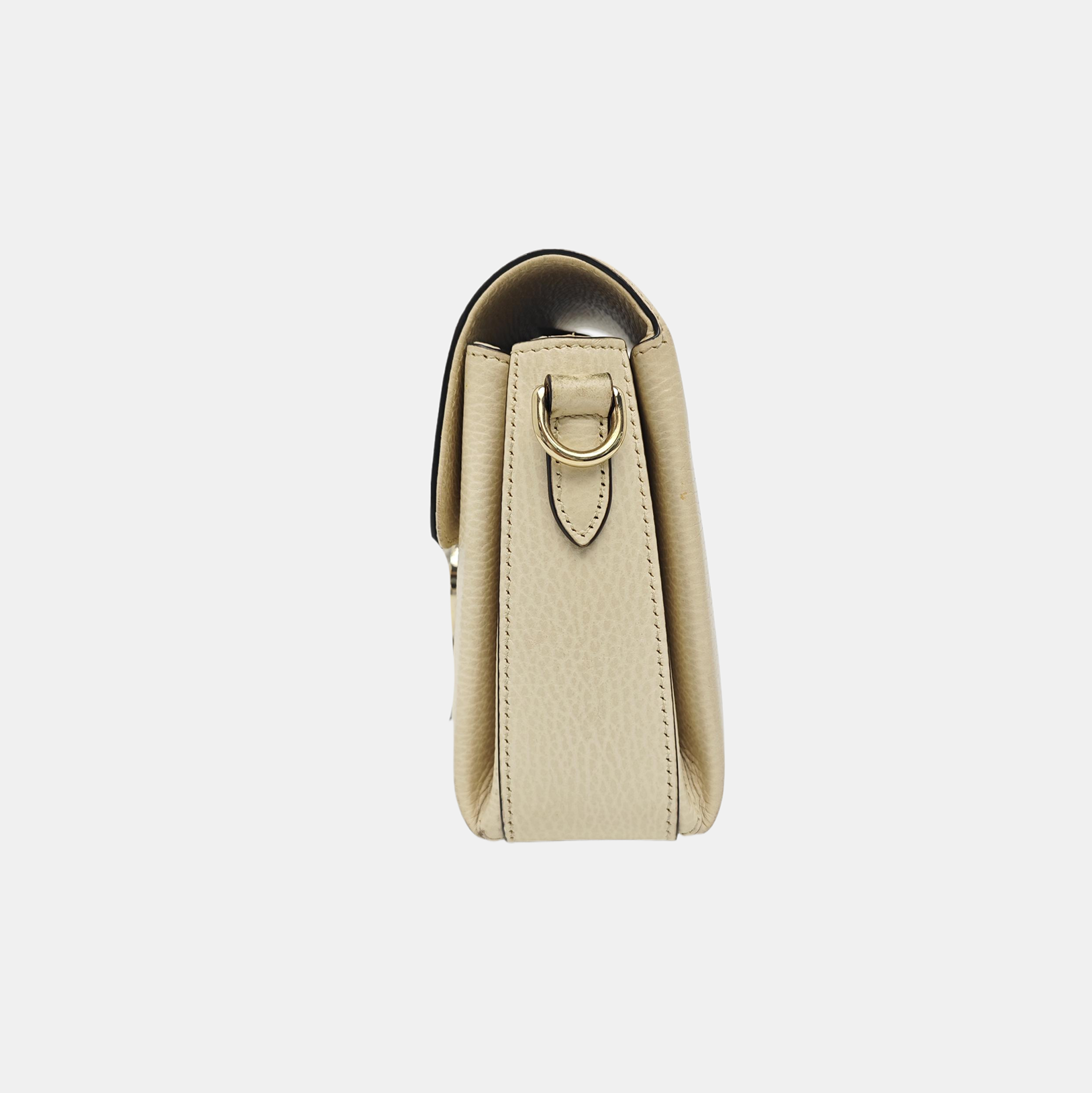 Interlocking G Mini Calfskin Beige
