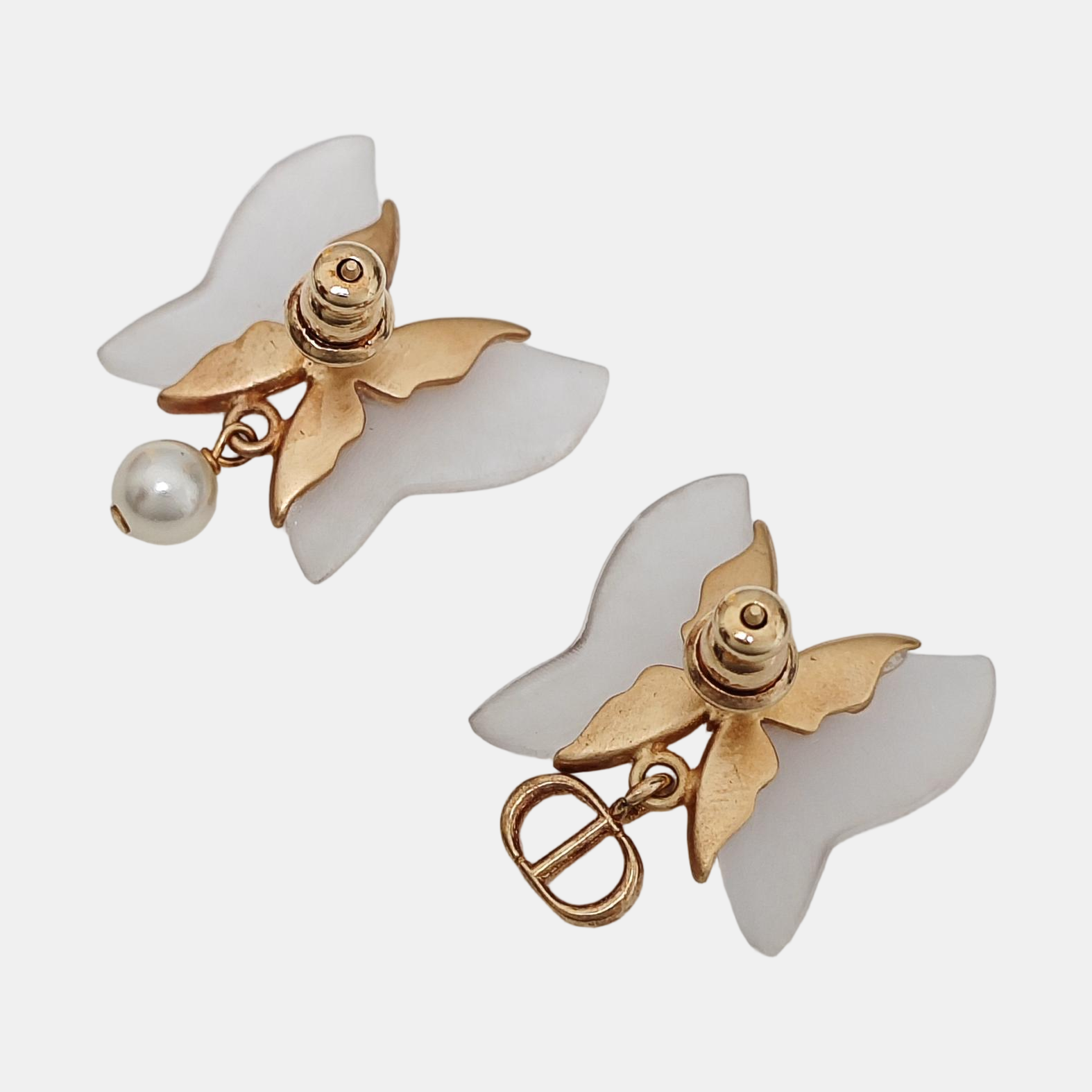 Metal Rose Gold Stud Earrings
