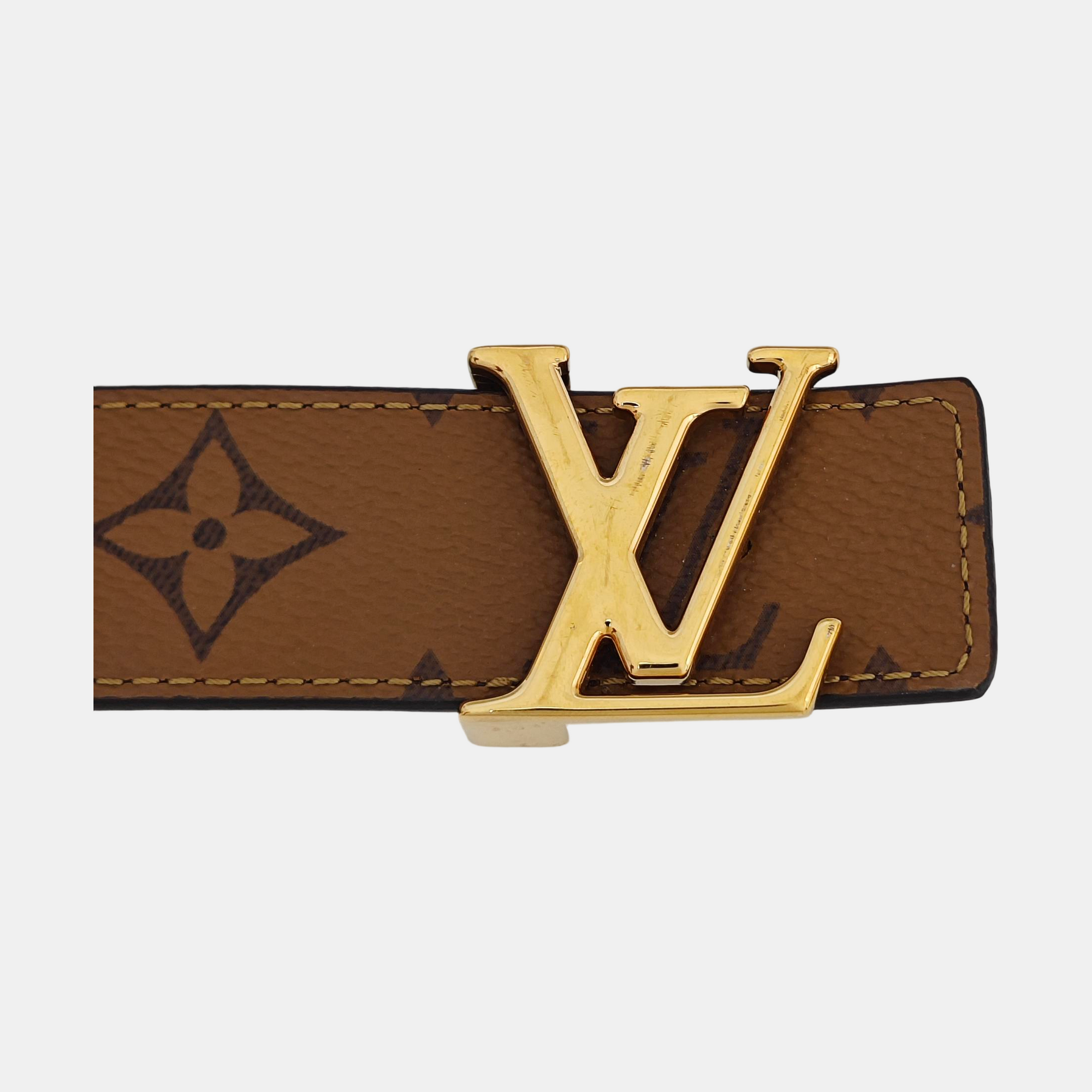 Coated Canvas Belt Brown
