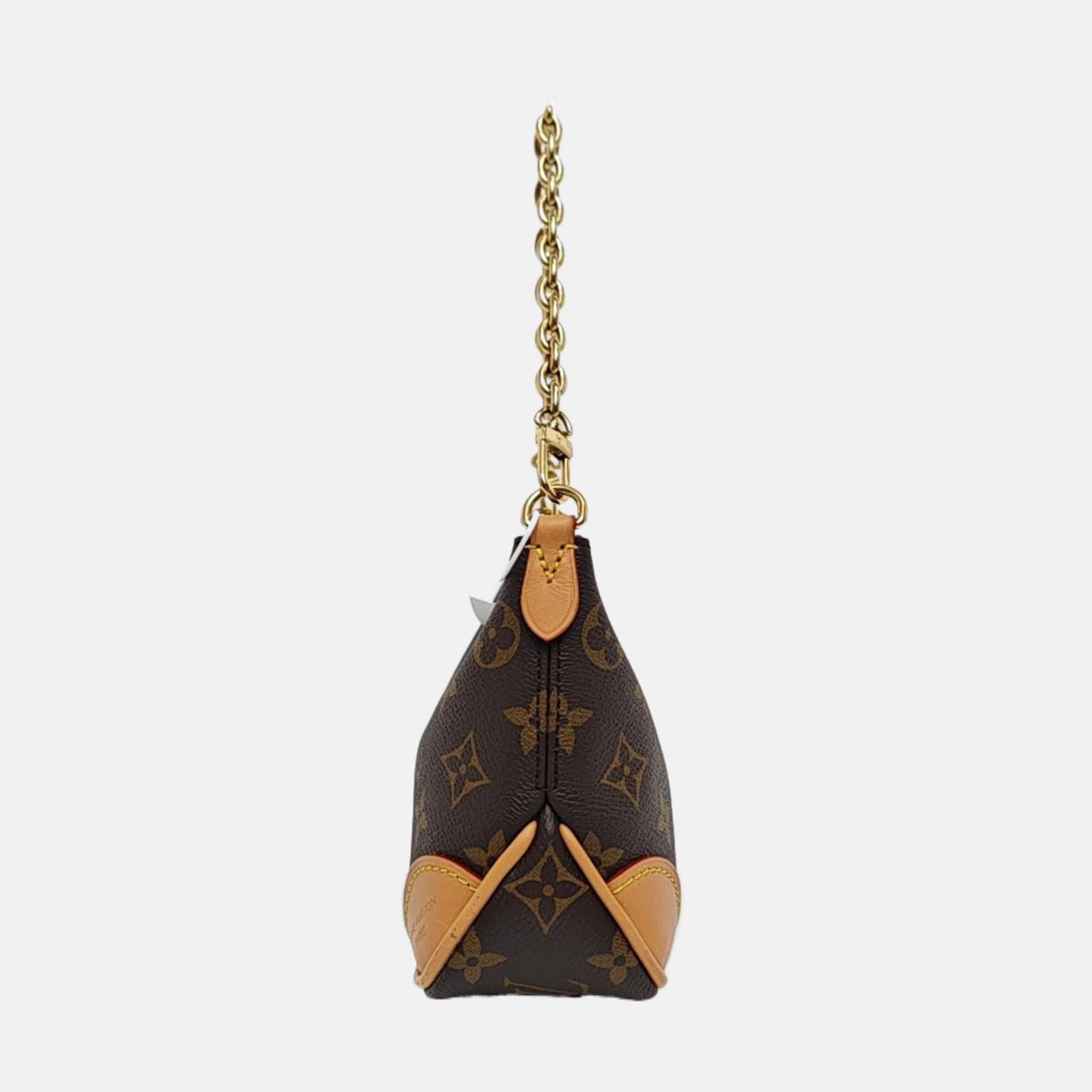 BOULOGNE Nano Monogram Coated Canvas Brown