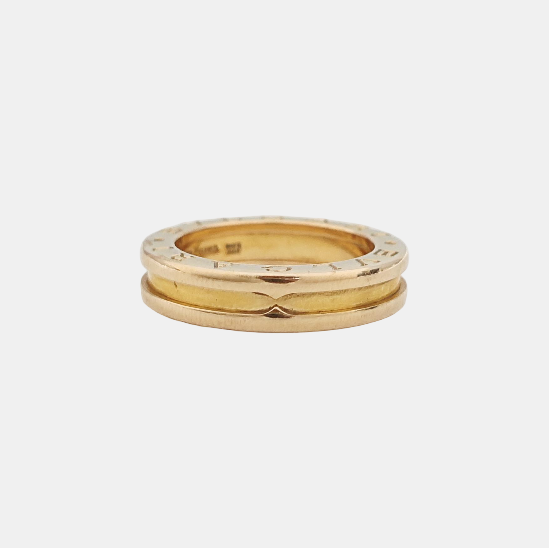 B.ZERO1 18k Rose Gold Ring EU 50
