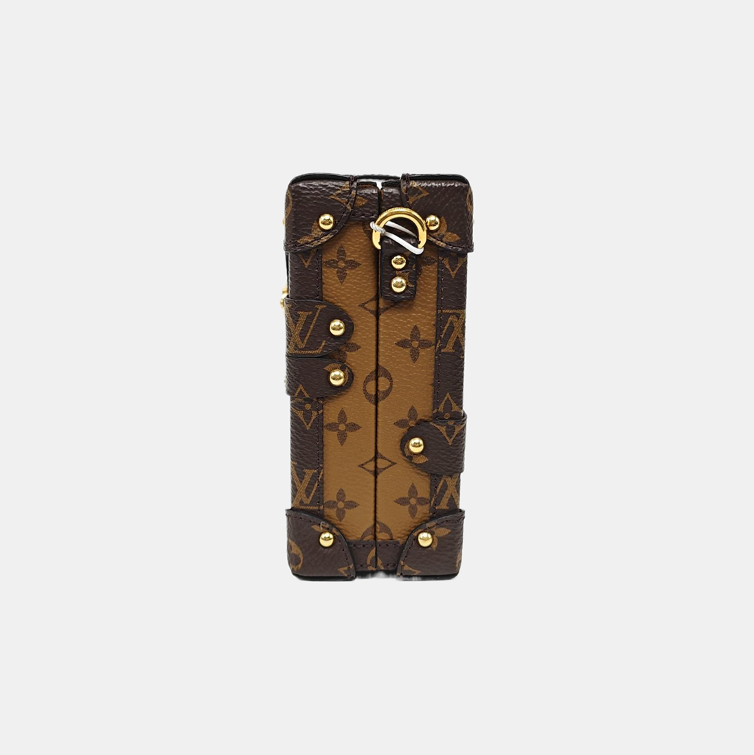 PETITE MALLE Monogram Coated Canvas Brown