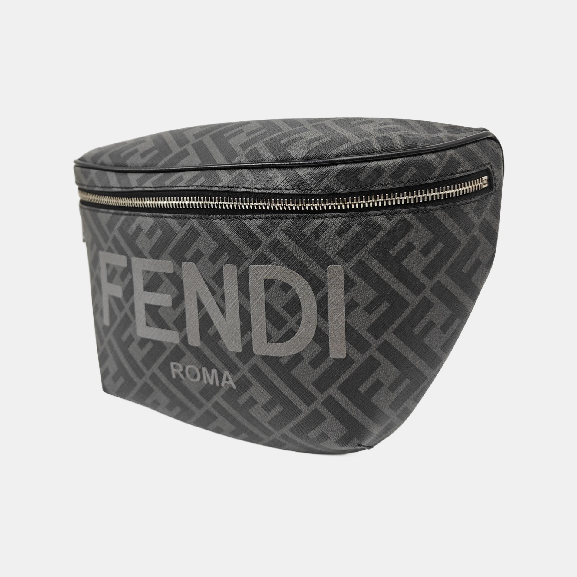 Roma Coated Canvas Black