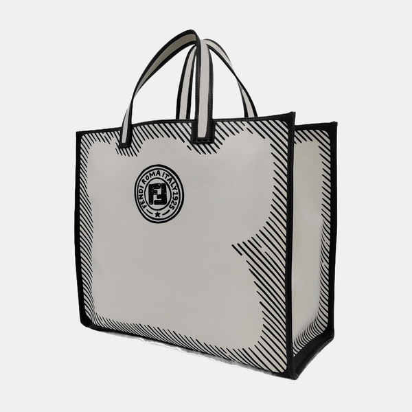 Shopper Fabric White