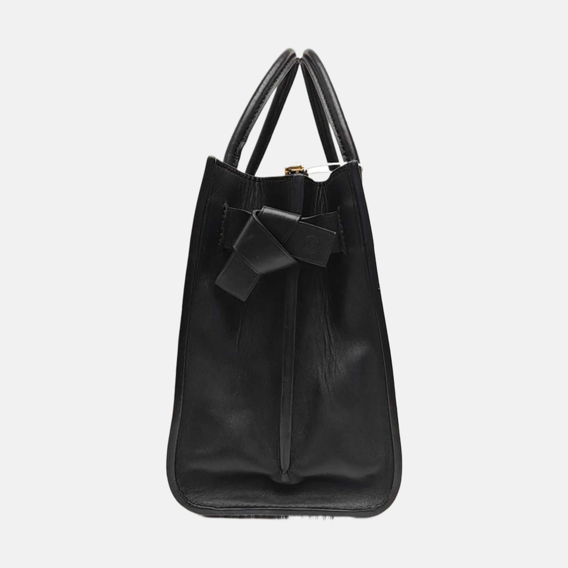 VERY MM Monogram Calfskin Black