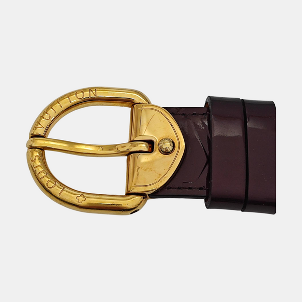 Leather Belt Red