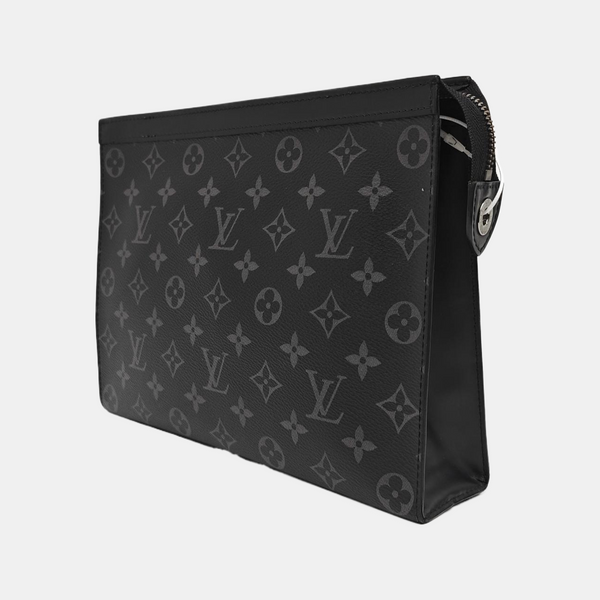 Pochette Voyag MM Monogram Coated Canvas Black