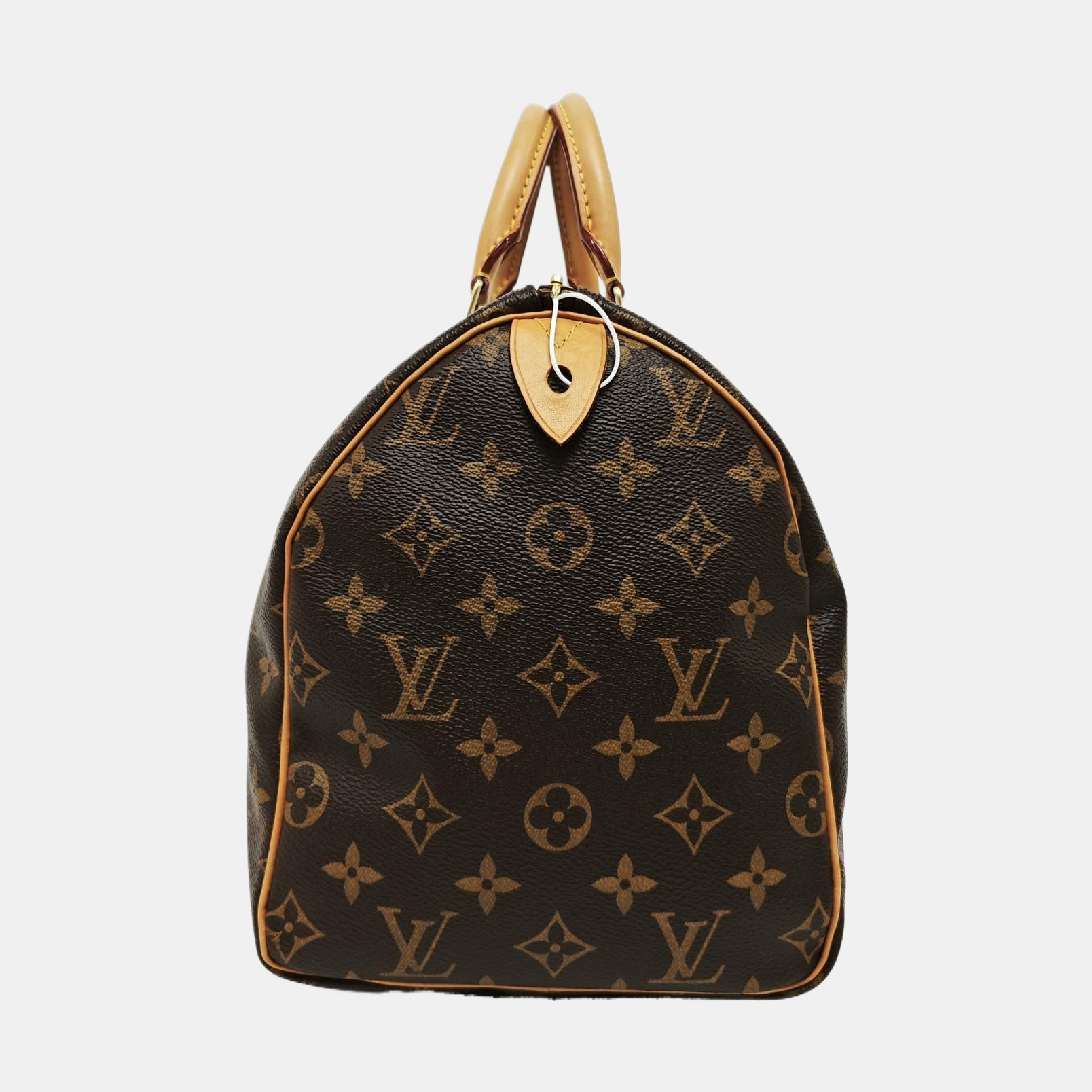 SPEEDY 30 Monogram Coated Canvas Brown