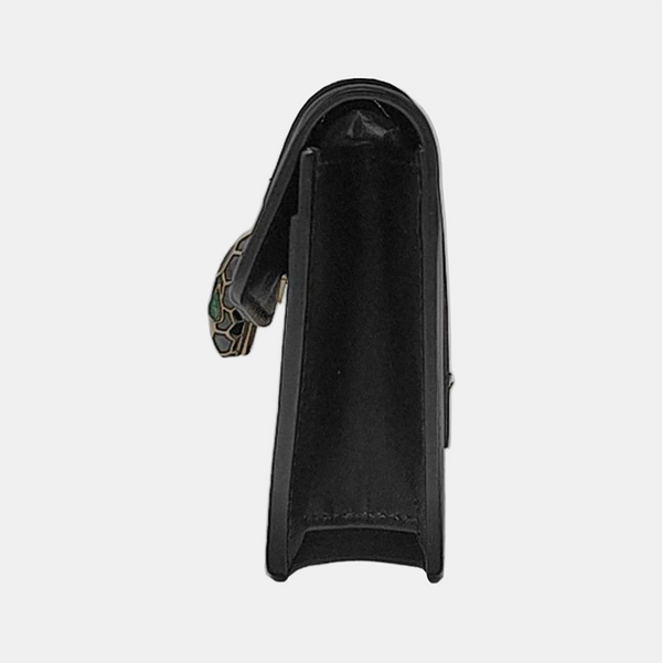SERPENTI FOREVER Calfskin Black Wallet