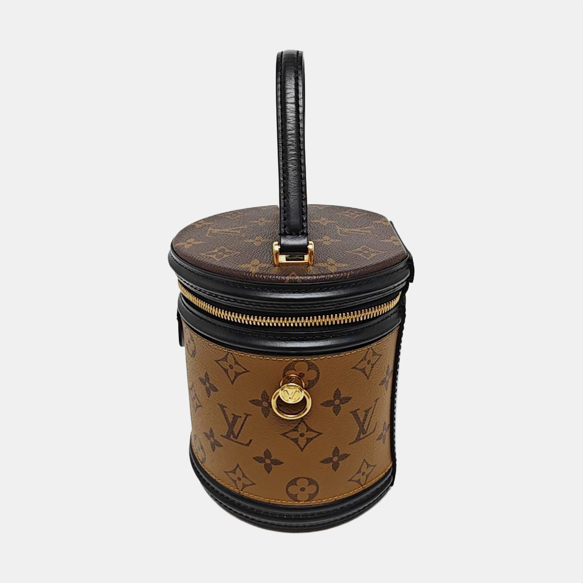 CANNES PM Monogram Coated Canvas Brown