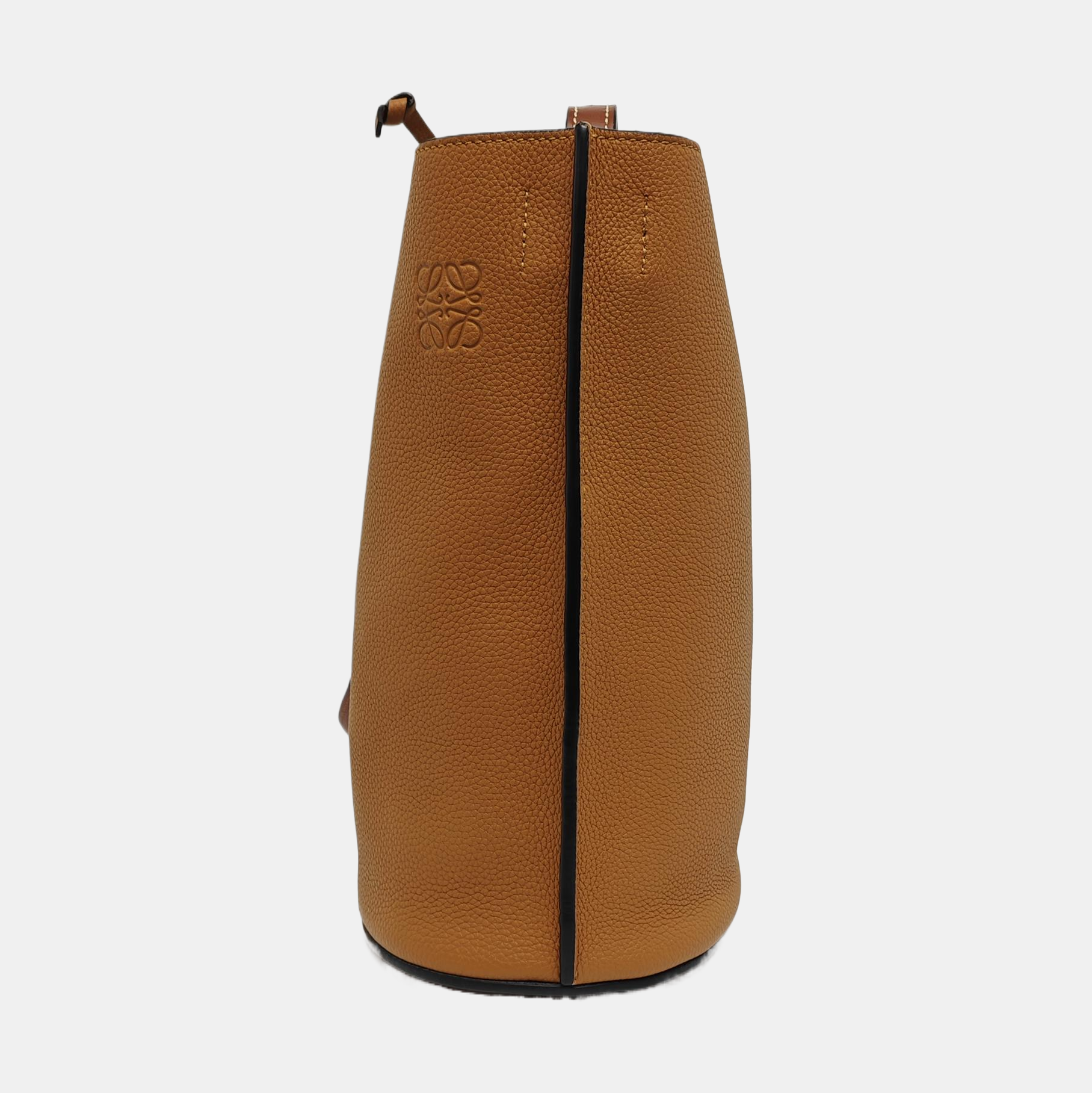 Authenticated pre-owned  Gate Calfskin Brown - Bucket Bag at Looply
