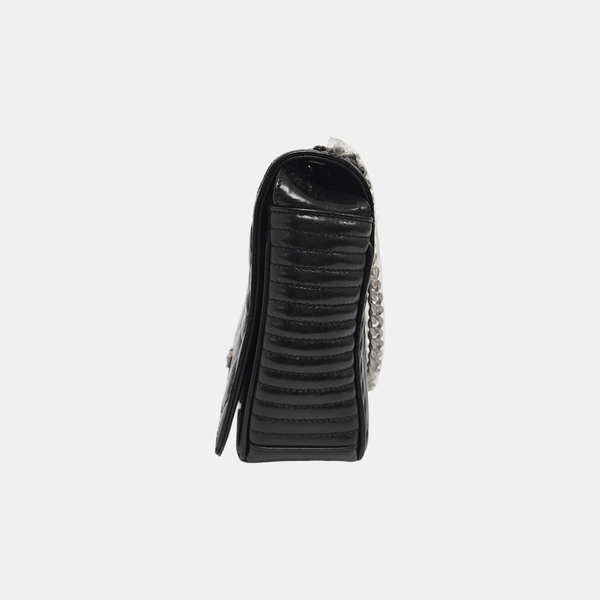 COCO BOY Quilted Calfskin Black