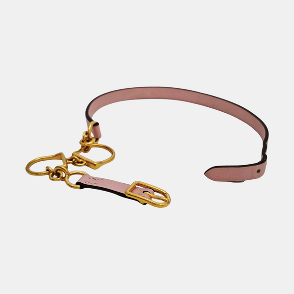 Etrier Leather Pink Bangle