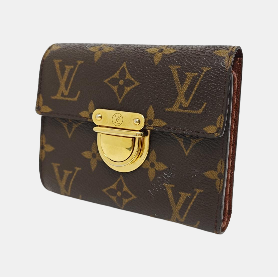 KOALA Monogram Coated Canvas Brown Wallet