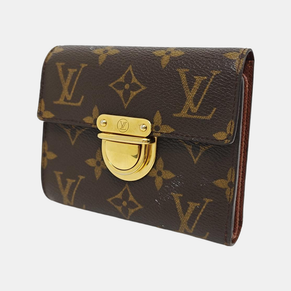 KOALA Monogram Coated Canvas Brown Wallet