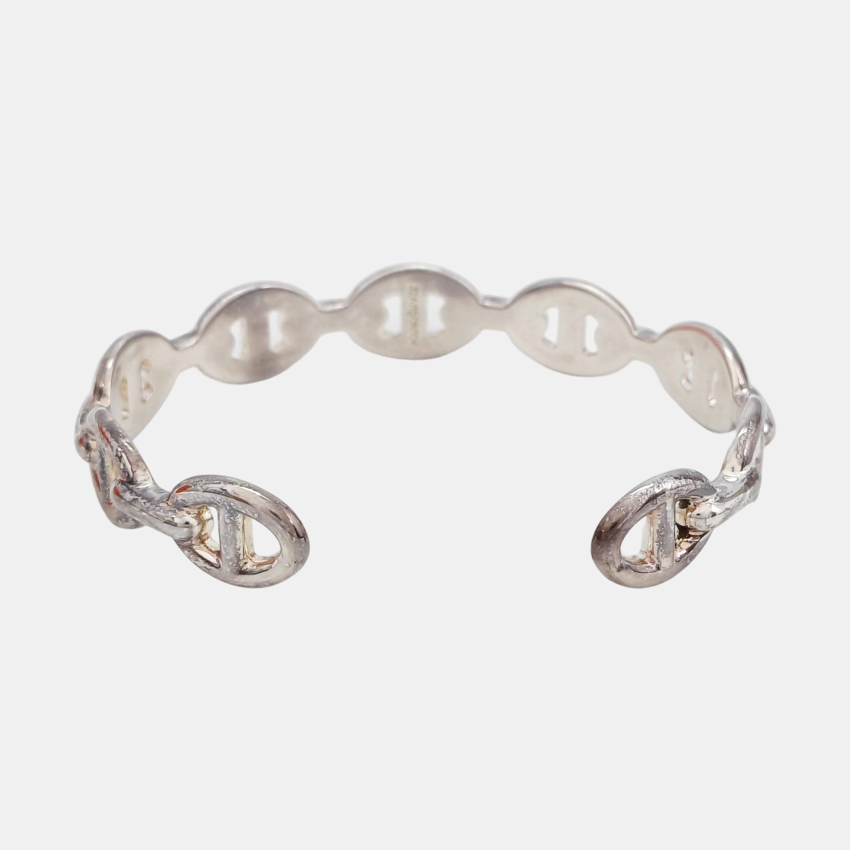Chaine D'ancre Enchainee 925 Sterling Silver Bangle