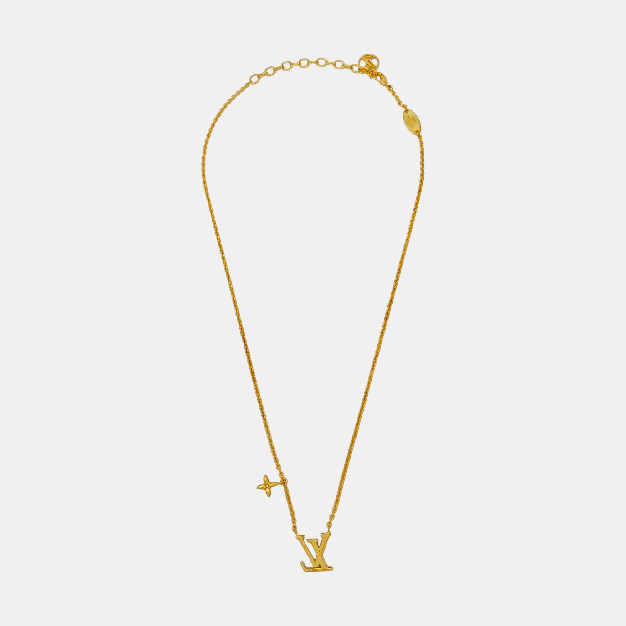 LV ICONIC Metal Gold Necklace
