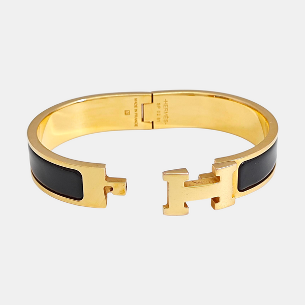 Clic H Metal Gold Bangle