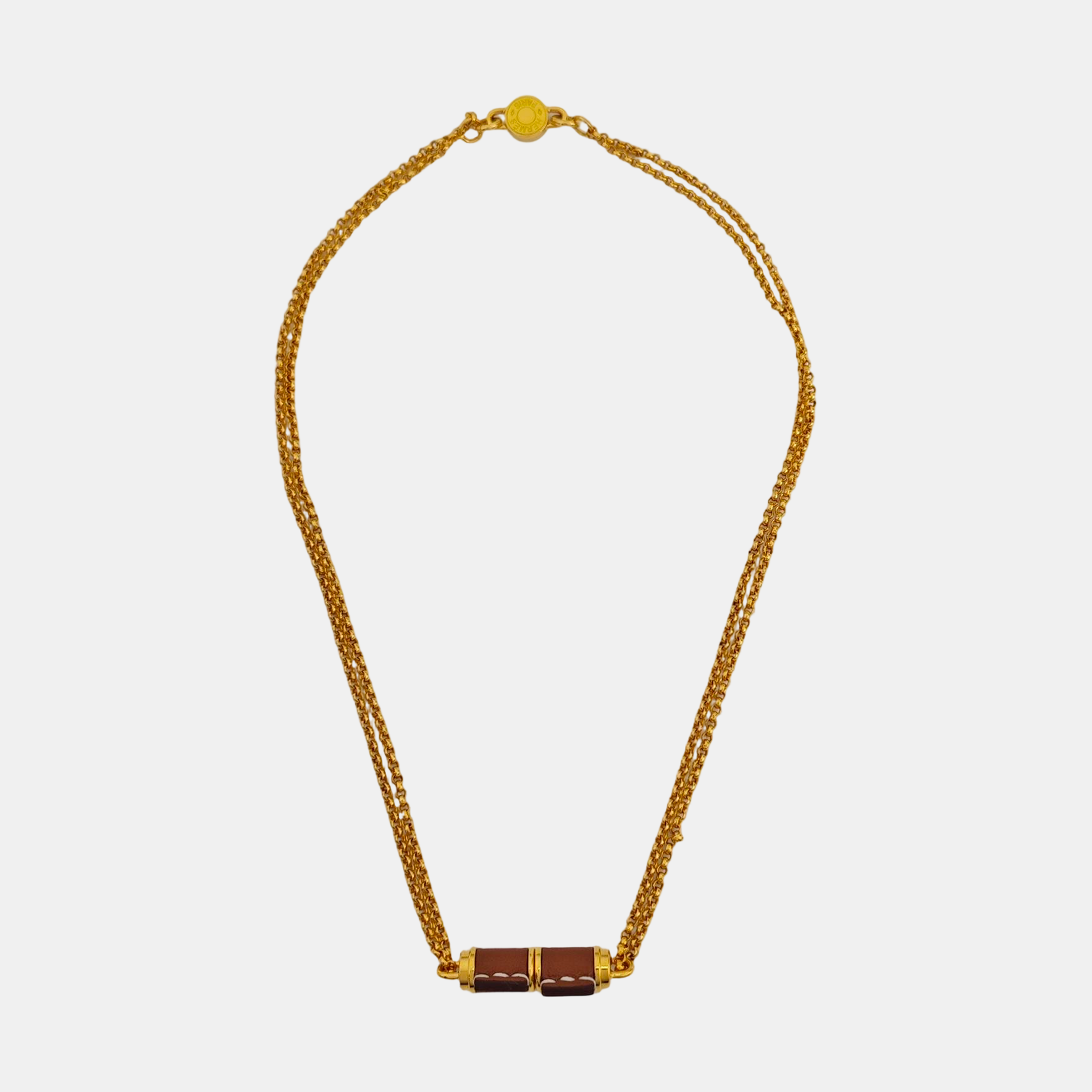 Tournis Tresse Metal Gold Necklace