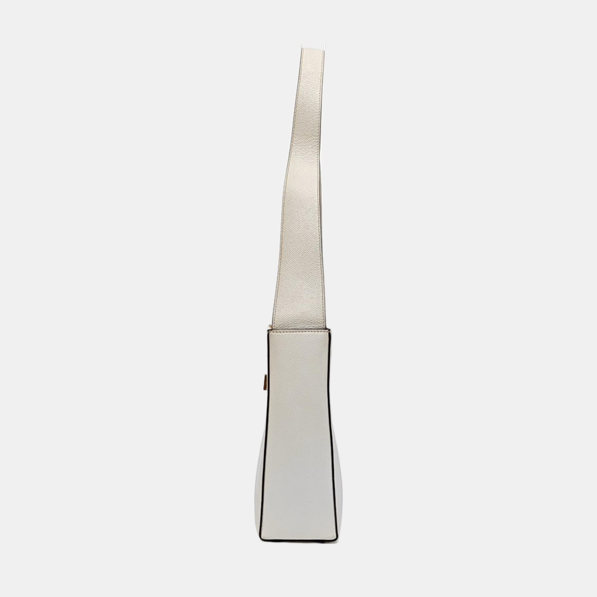 Calfskin Shoulder Bag White
