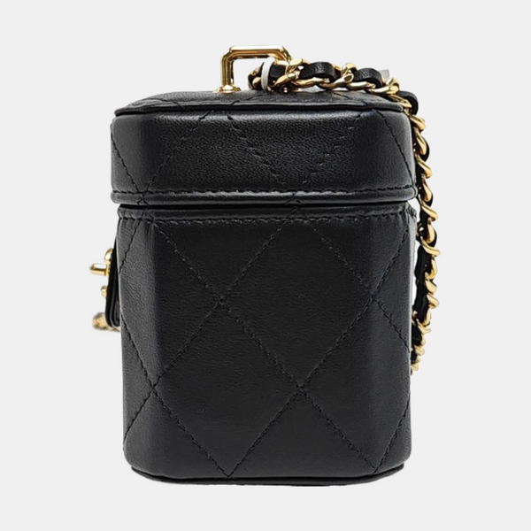 Quilted Lambskin Small Black
