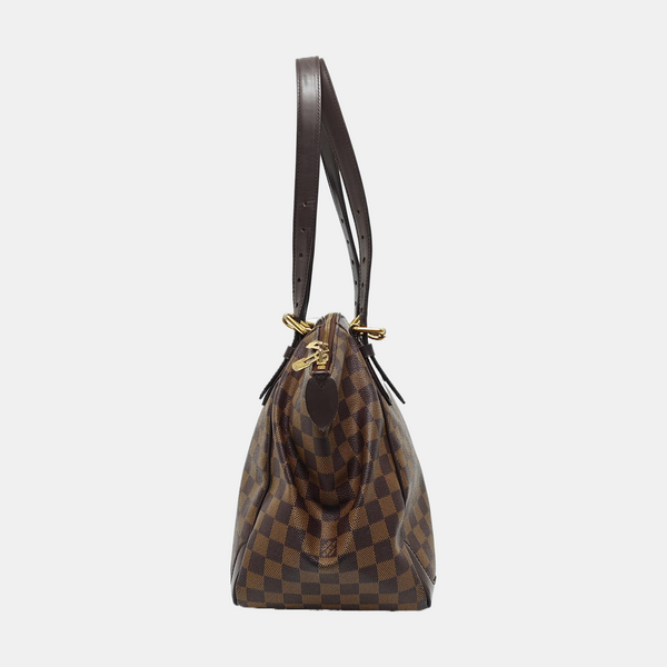 VERONA MM Damier Ebene Coated Canvas Brown