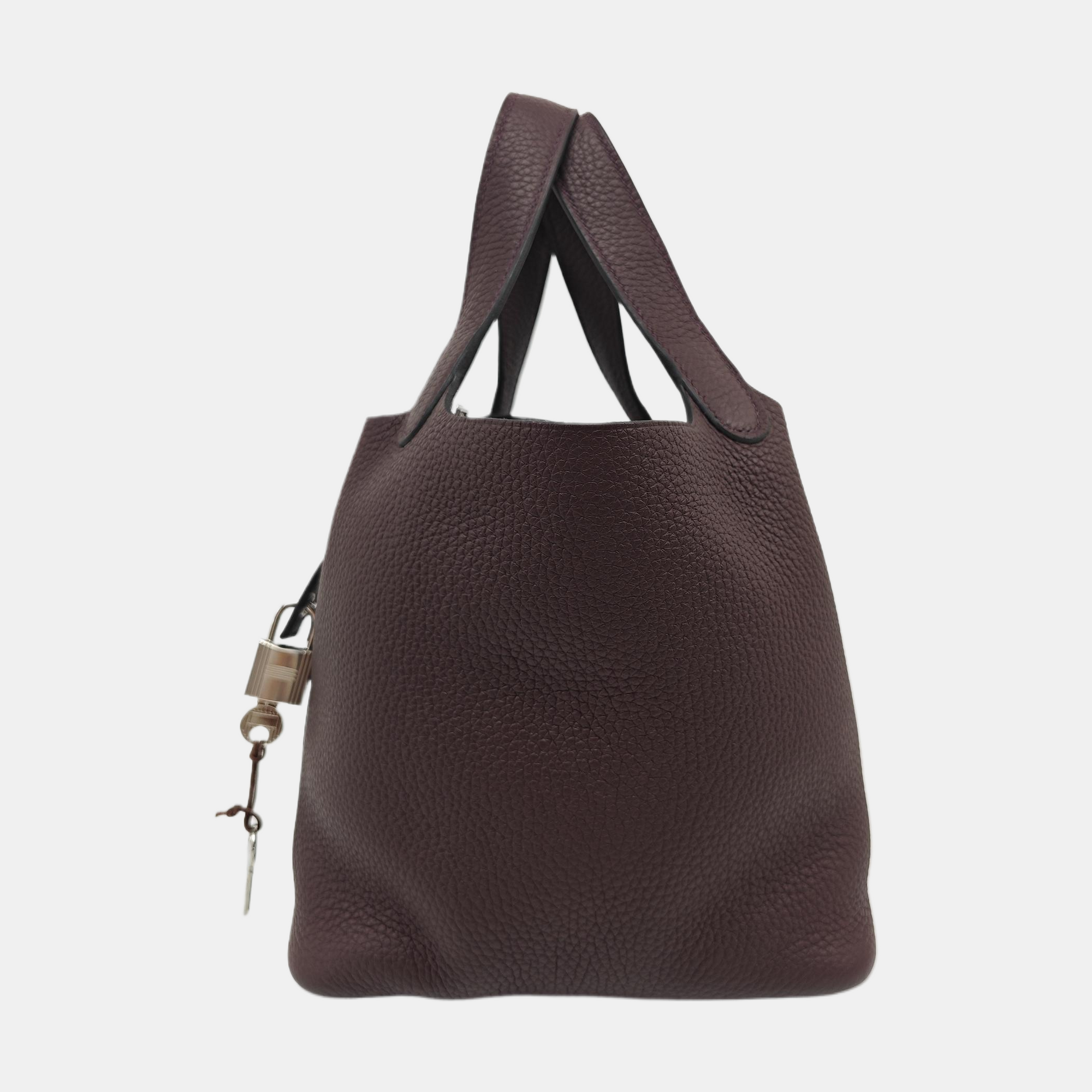 Authenticated pre-owned  Picotin Lock 18 Clemence Red - Bucket Bag at Looply