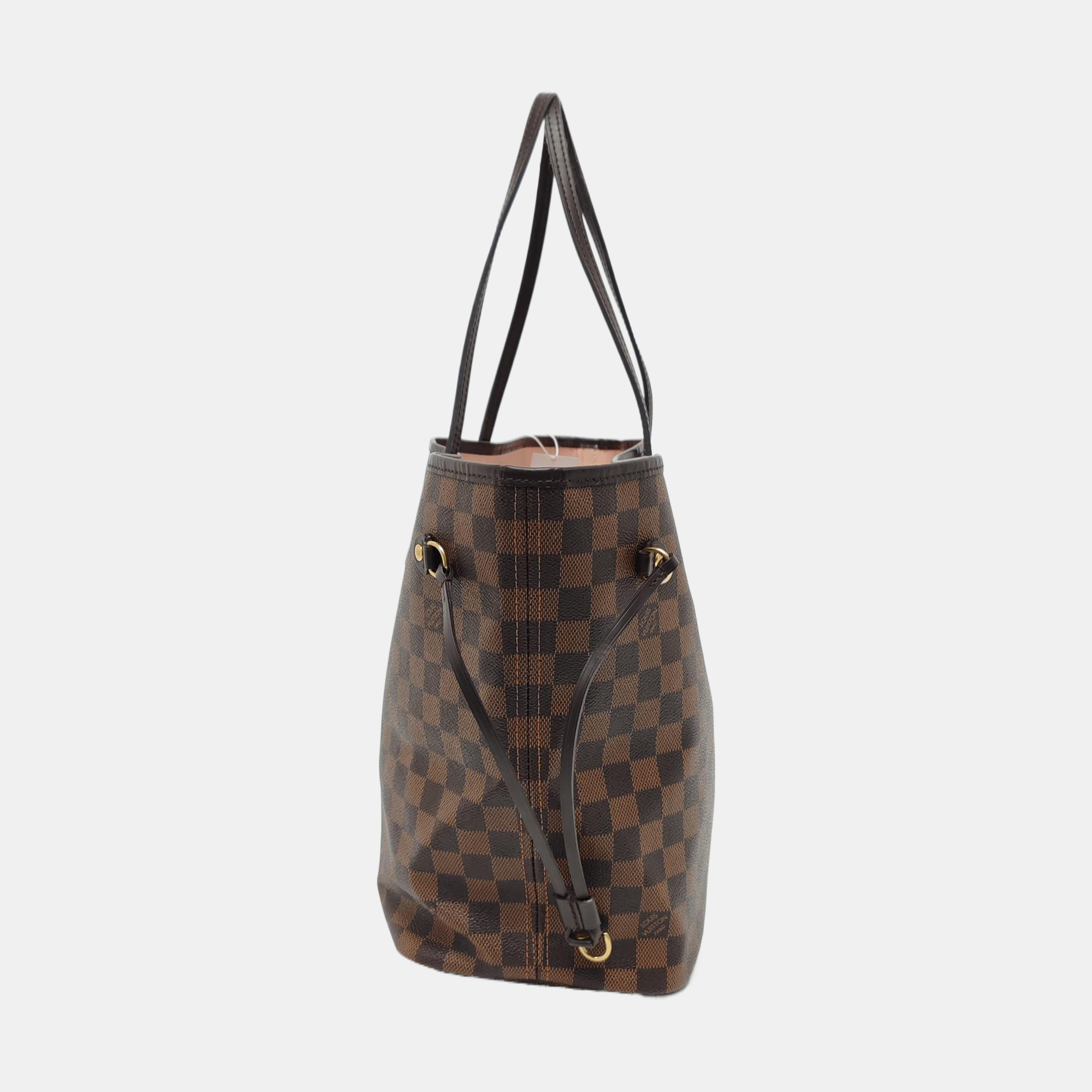 NEVERFULL MM Damier Ebene Coated Canvas Brown