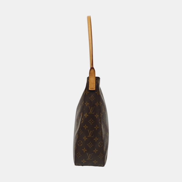LOOPING GM Monogram Coated Canvas Brown